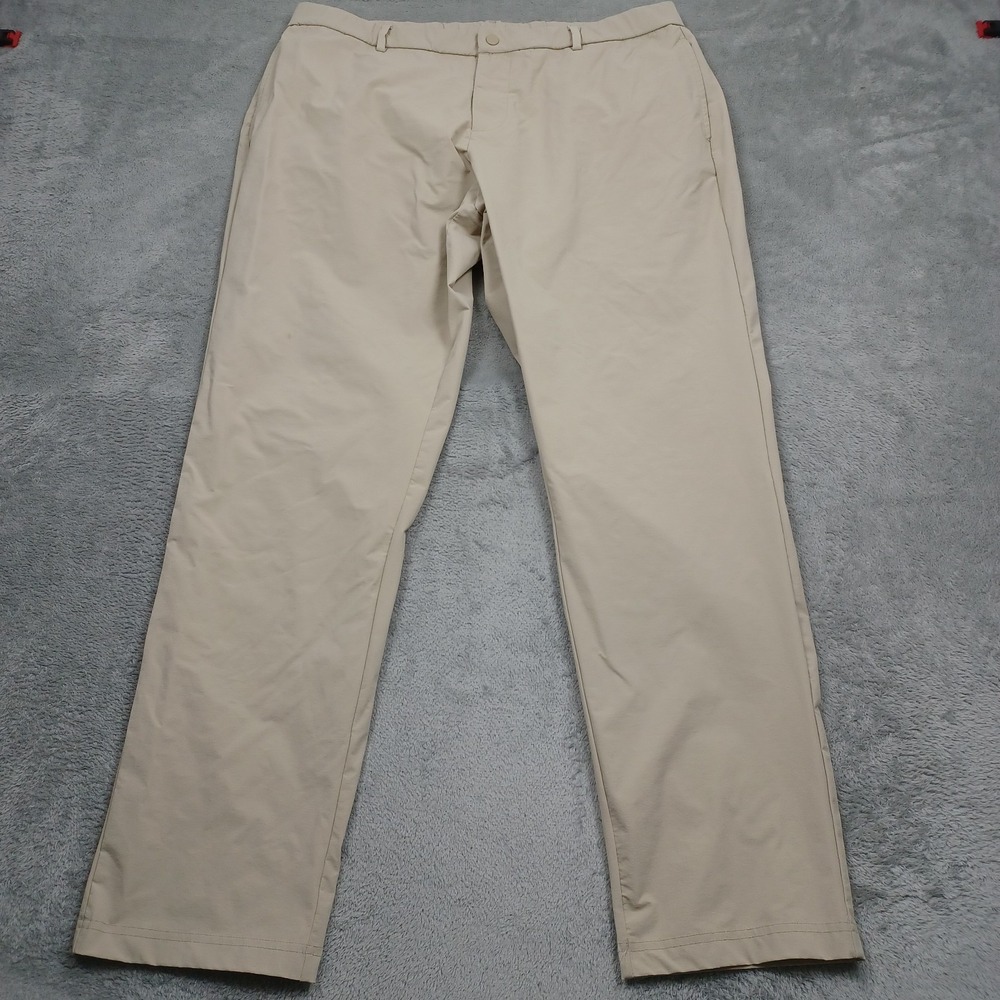 Bearbottom Pants Mens XL Brown Straight Chino Pockets Preppy Casual